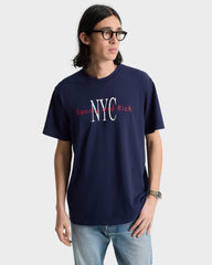 NY Minute T-Shirt - Navy/White Sporty & Rich Sale