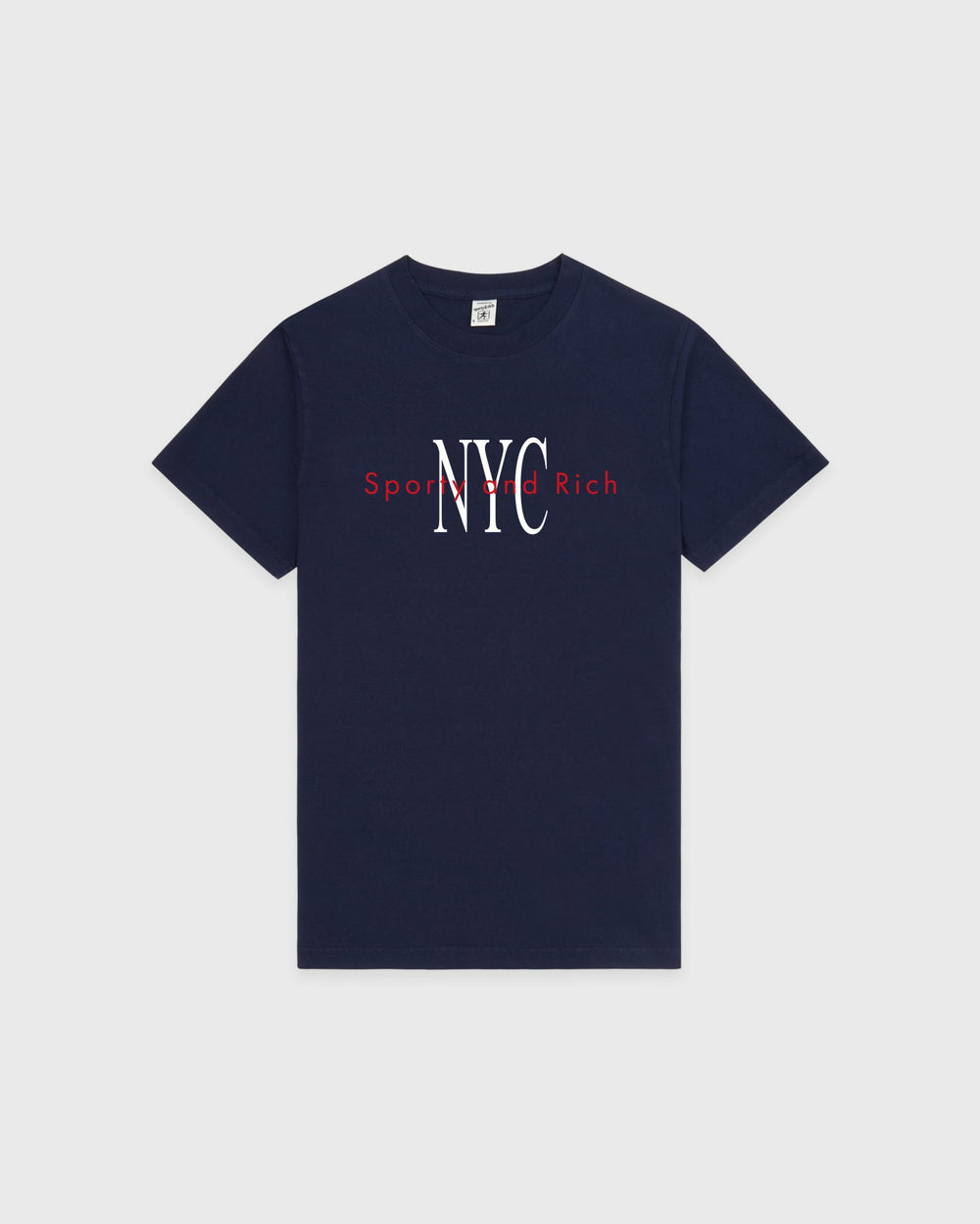 NY Minute T-Shirt - Navy/White Sporty & Rich Sale