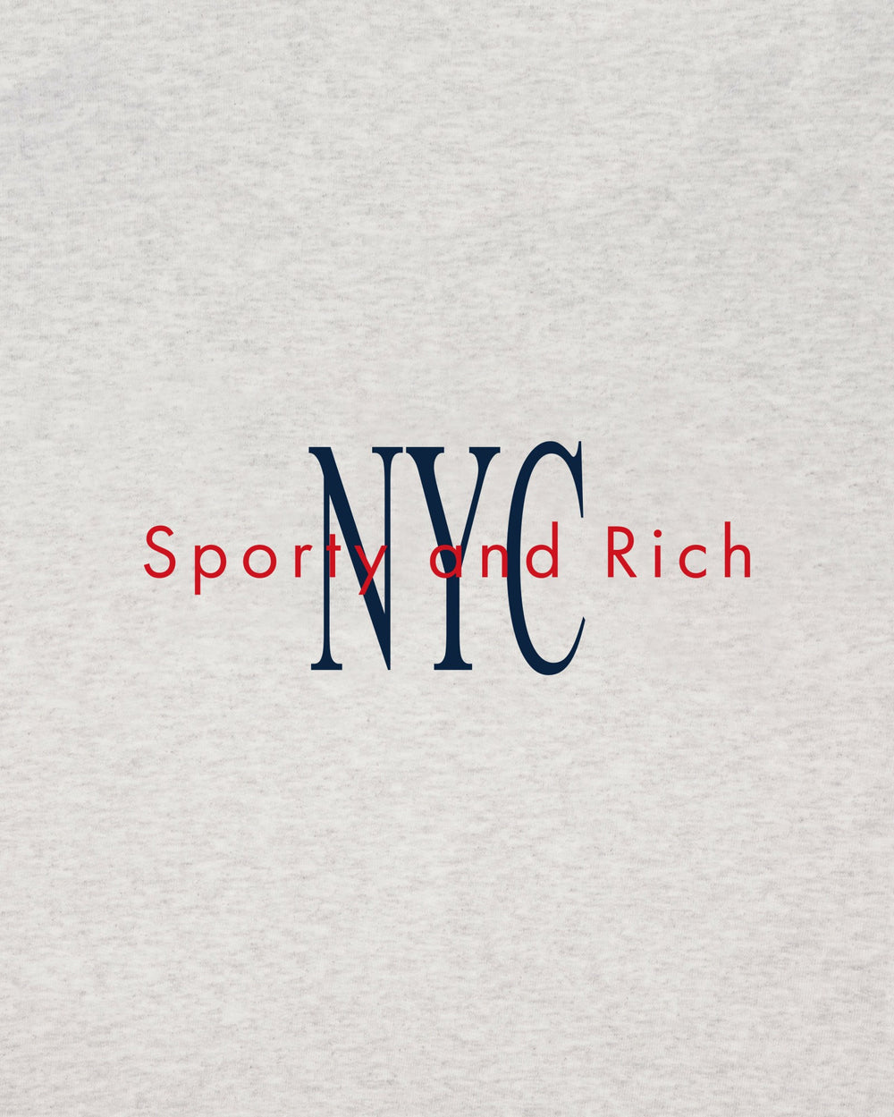 NY Minute T-Shirt - Heather Gray/Navy Sporty & Rich Online