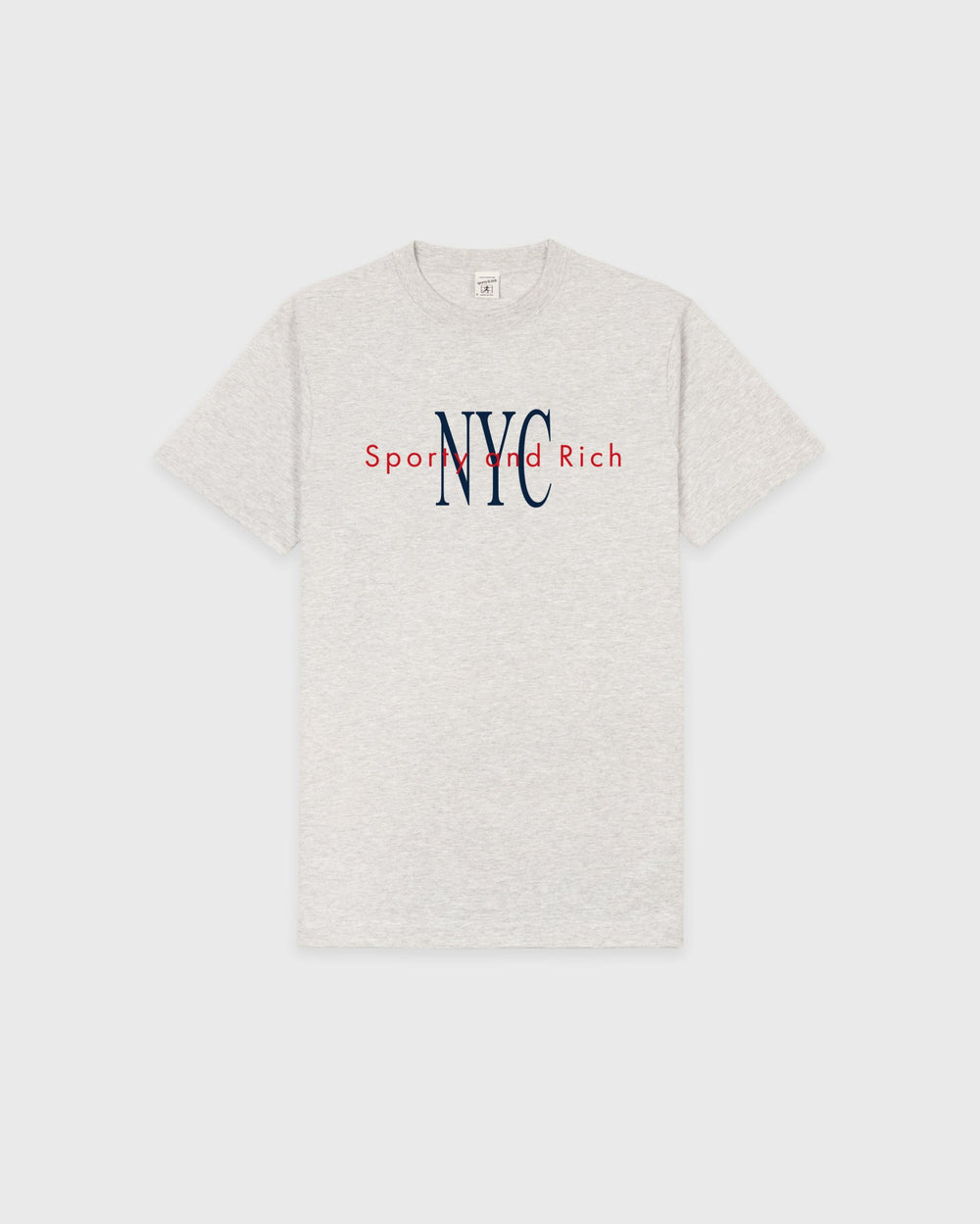 NY Minute T-Shirt - Heather Gray/Navy Sporty & Rich Online