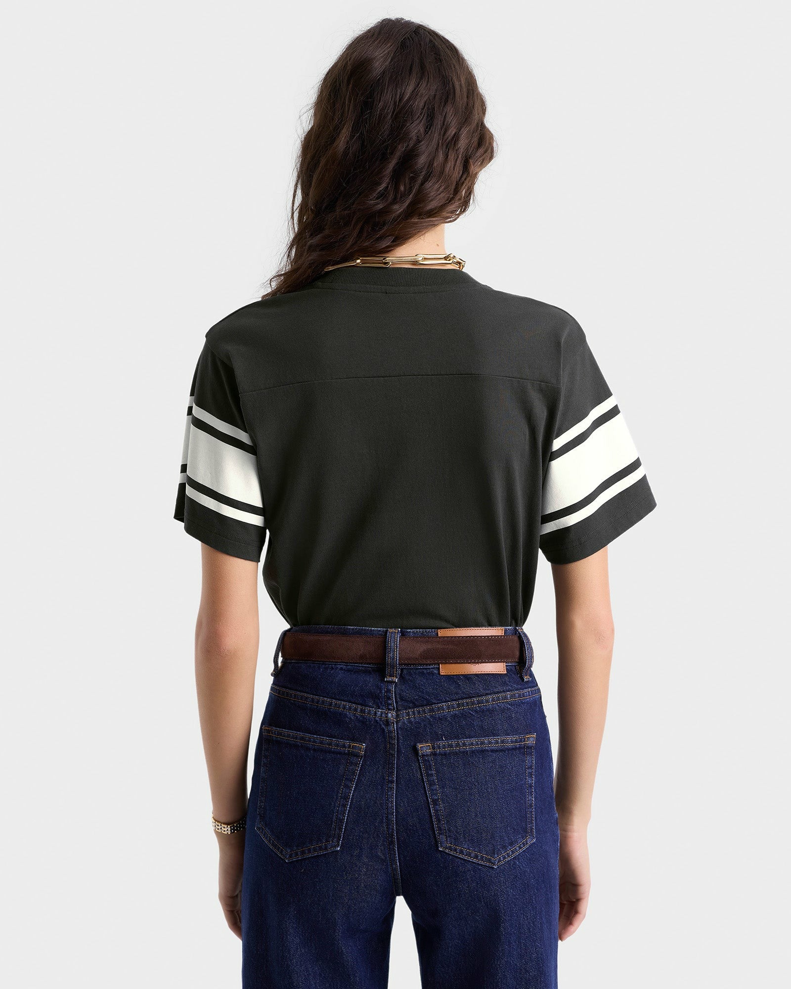 California Emblem Rugby Tee - Faded Black Sporty & Rich US