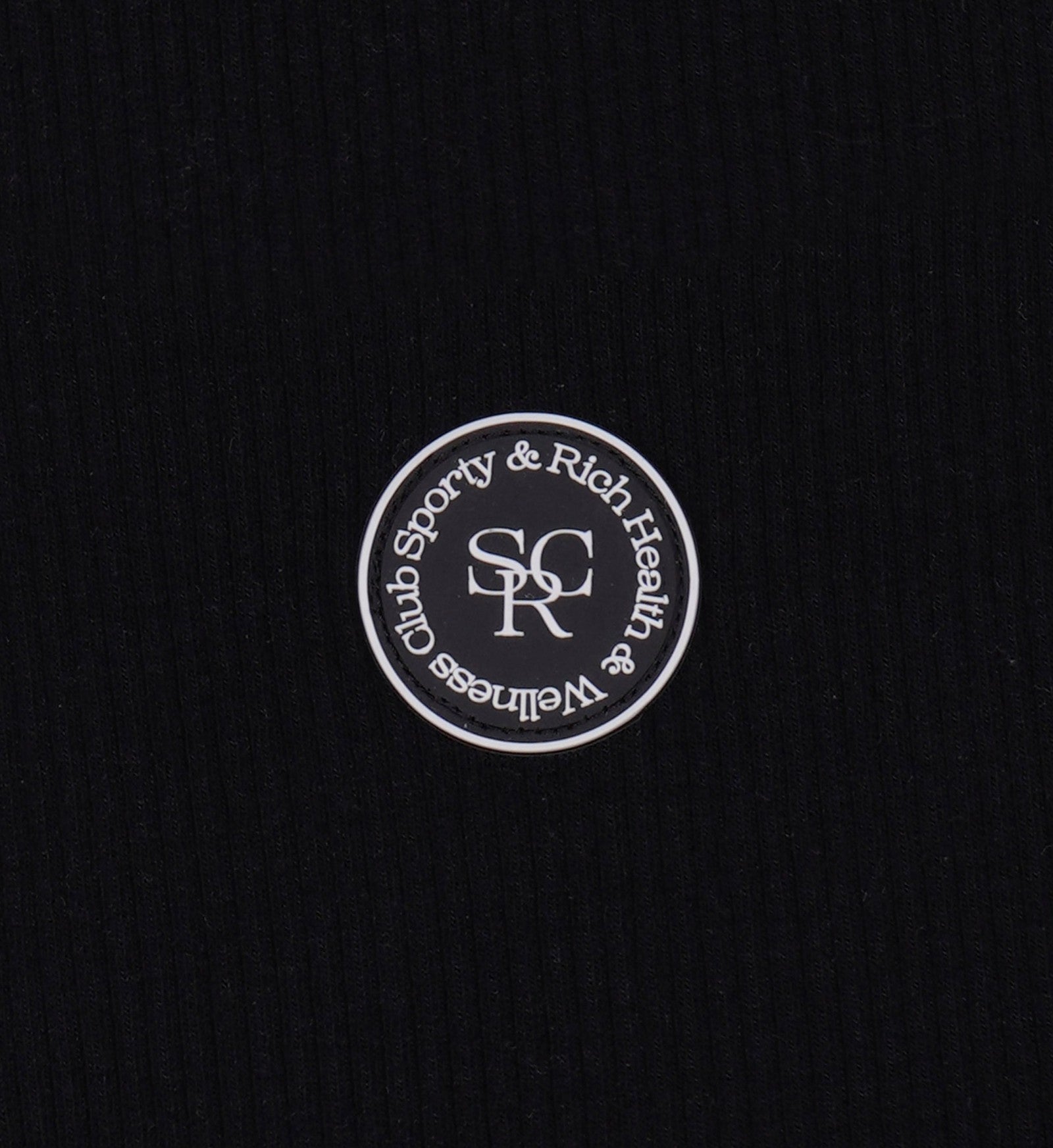 SRHWC Ribbed Tank - Black/White Sporty & Rich Sale