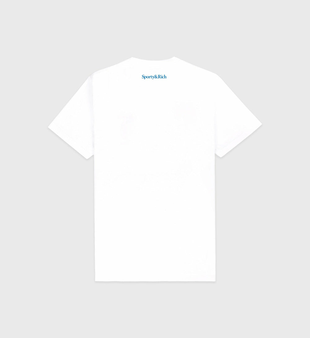 UCLA Crest T-Shirt - White/Blue Sporty & Rich Discount