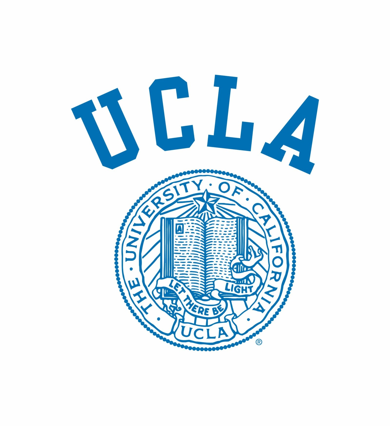 UCLA Crest T-Shirt - White/Blue Sporty & Rich Discount