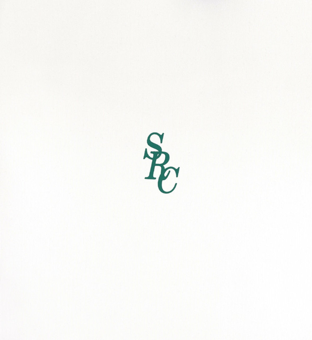 SRC Sports Polo Vest - White/Alpine Sporty & Rich Sale