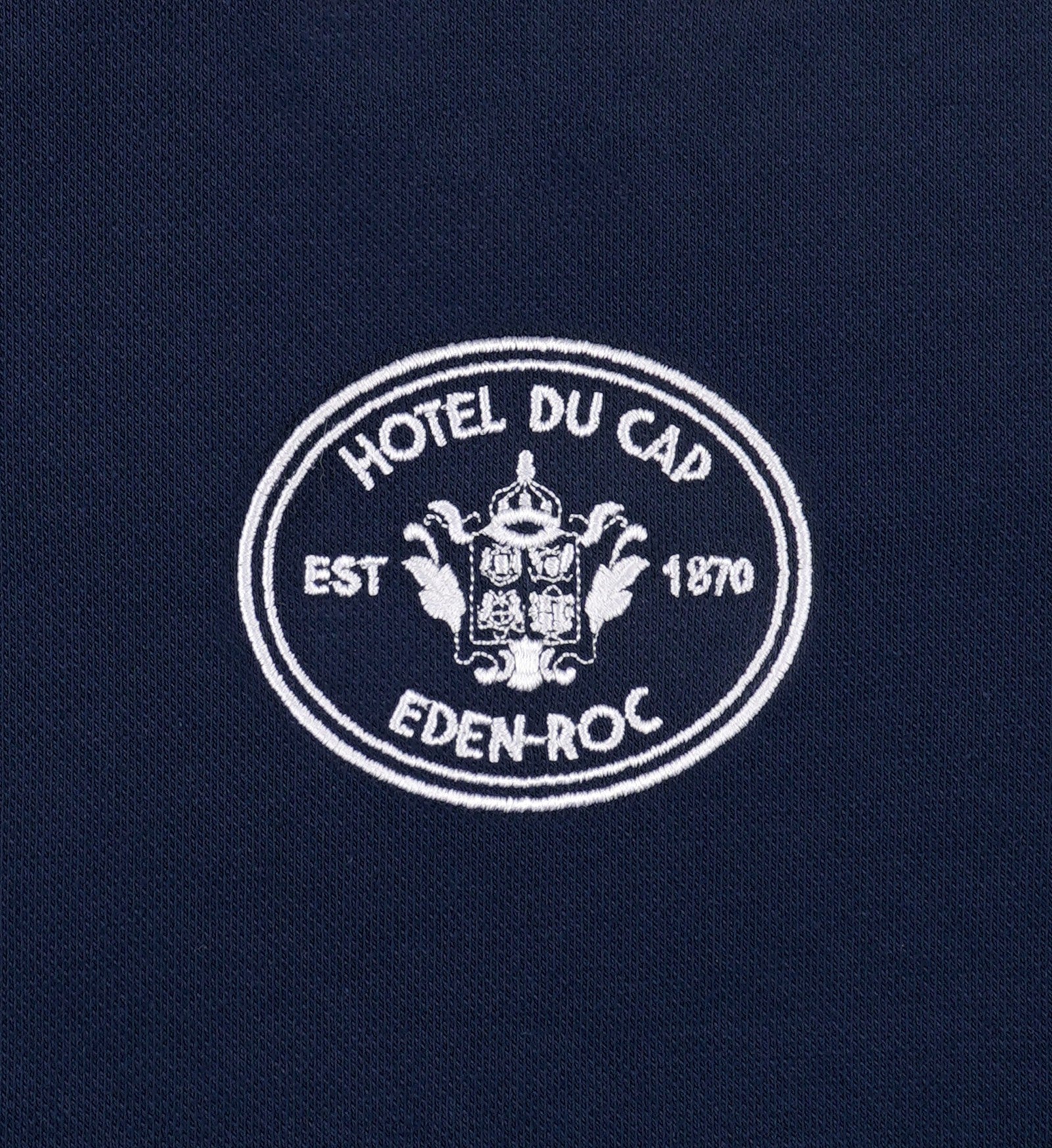 Eden Crest Embroidered Pique Tank - Navy/White Sporty & Rich Outlet
