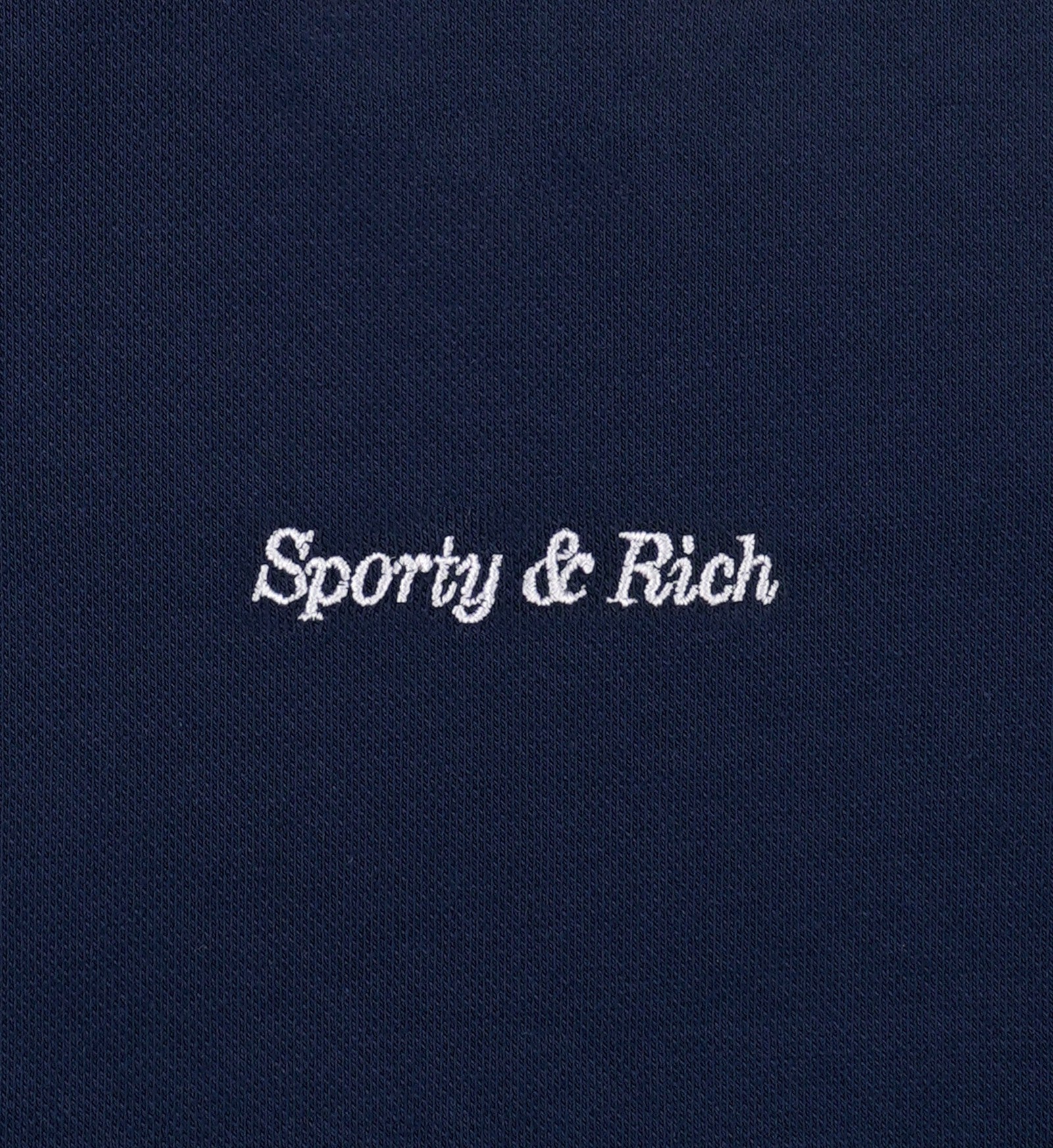 Eden Crest Embroidered Pique Tank - Navy/White Sporty & Rich Outlet