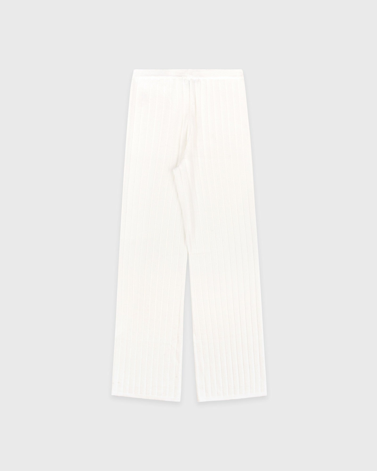 SRC Ribbed Trousers - Ecru/Navy Sporty & Rich US