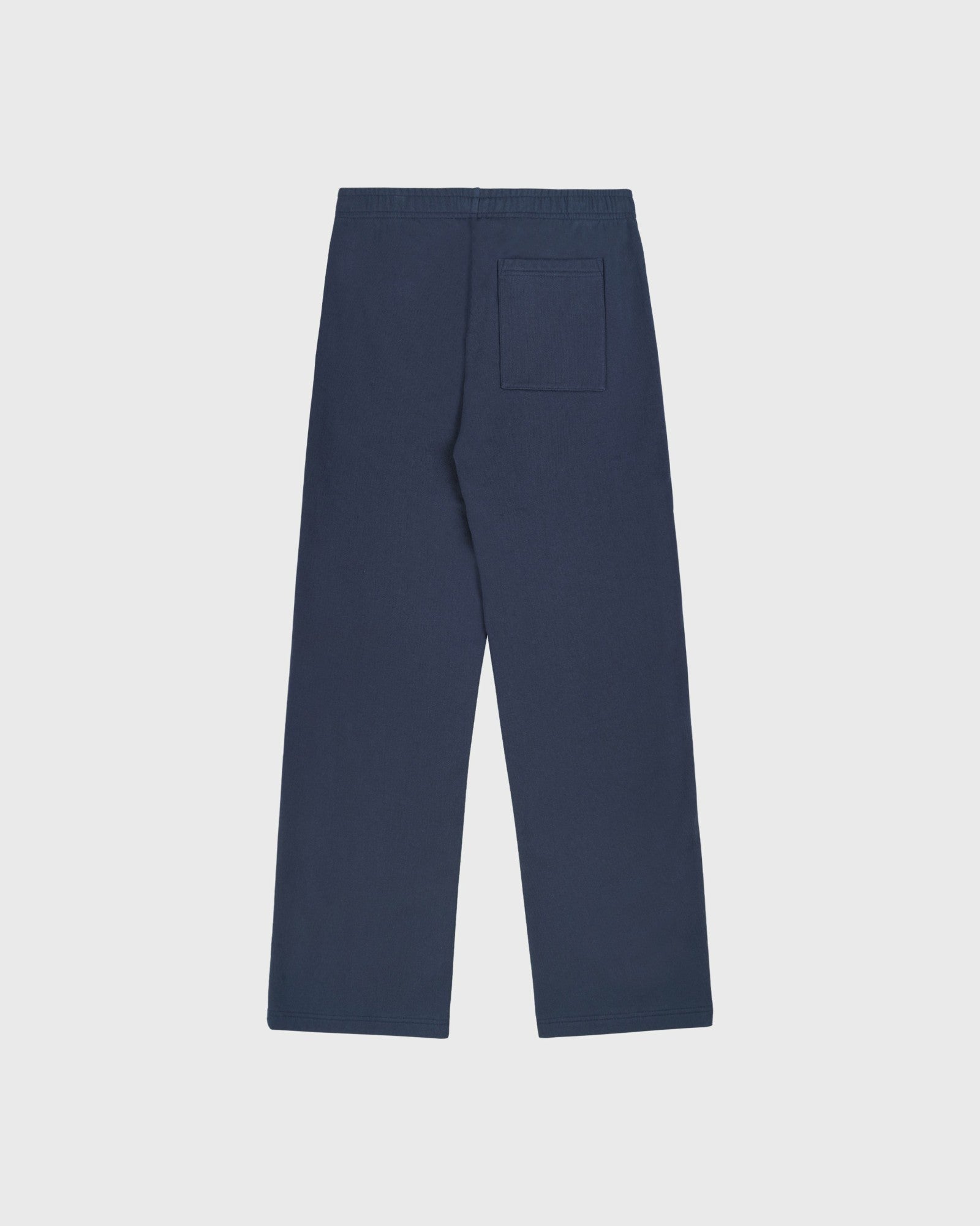 Signature Logo Embroidered Wide Sweatpant - Light Navy/White Sporty & Rich Online