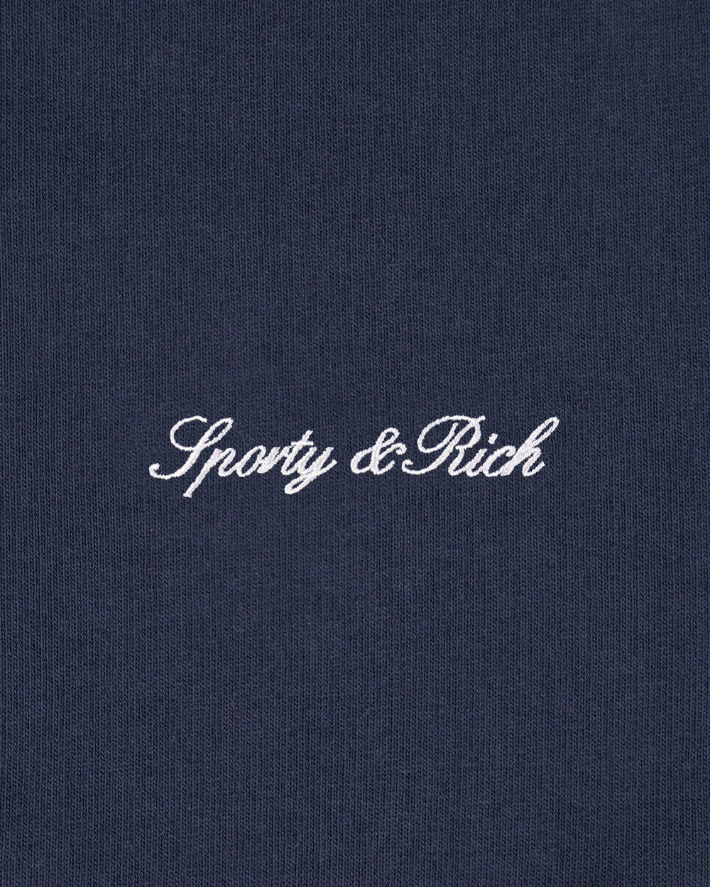 Signature Logo Embroidered Wide Sweatpant - Light Navy/White Sporty & Rich Online