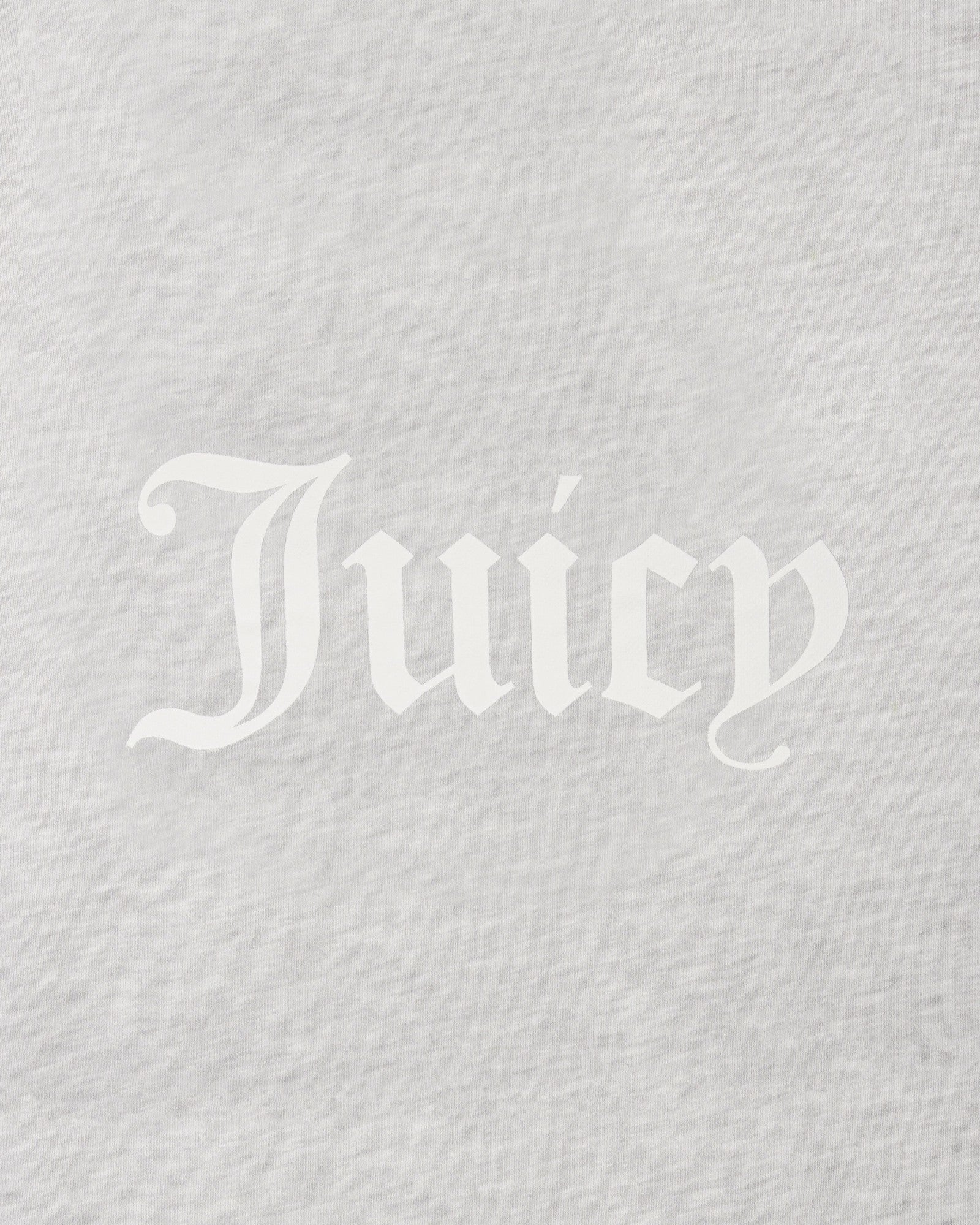 Juicy Emblem Wide Sweatpant - Heather Gray Sporty & Rich US