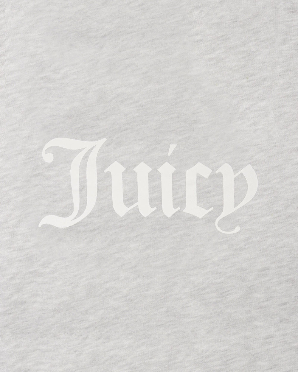 Juicy Emblem Wide Sweatpant - Heather Gray Sporty & Rich US