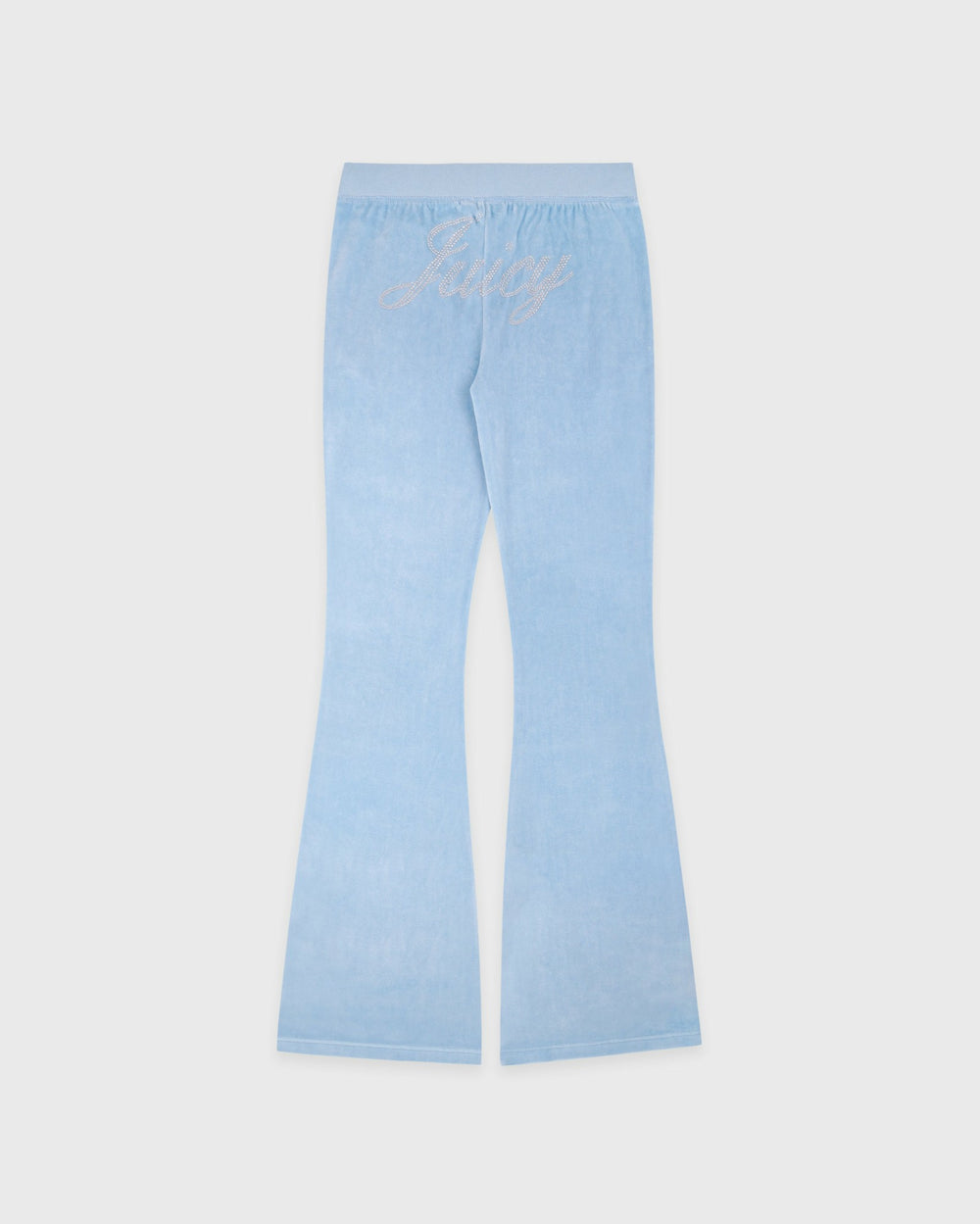 Juicy Script Velour Sweatpant - Sky Blue Sporty & Rich Sale