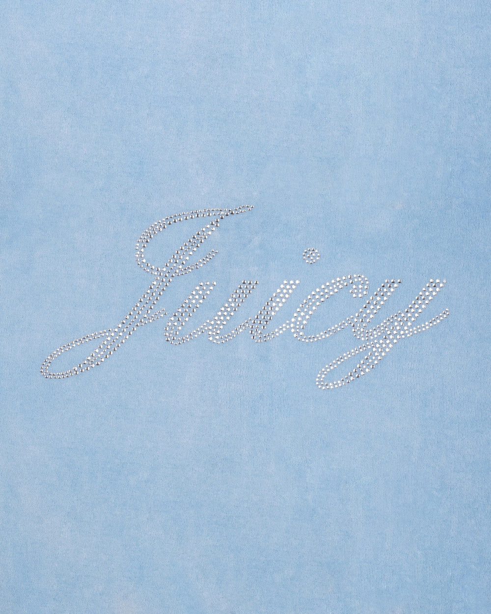 Juicy Script Velour Sweatpant - Sky Blue Sporty & Rich Sale