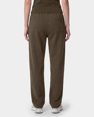NY Crest Embroidered Wide Sweatpant - Sand Sporty & Rich Outlet