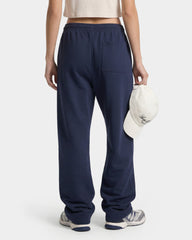 Vendome LA Embroidered Wide Sweatpant - Navy/White Sporty & Rich Sale