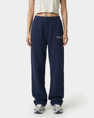 Vendome LA Embroidered Wide Sweatpant - Navy/White Sporty & Rich Sale