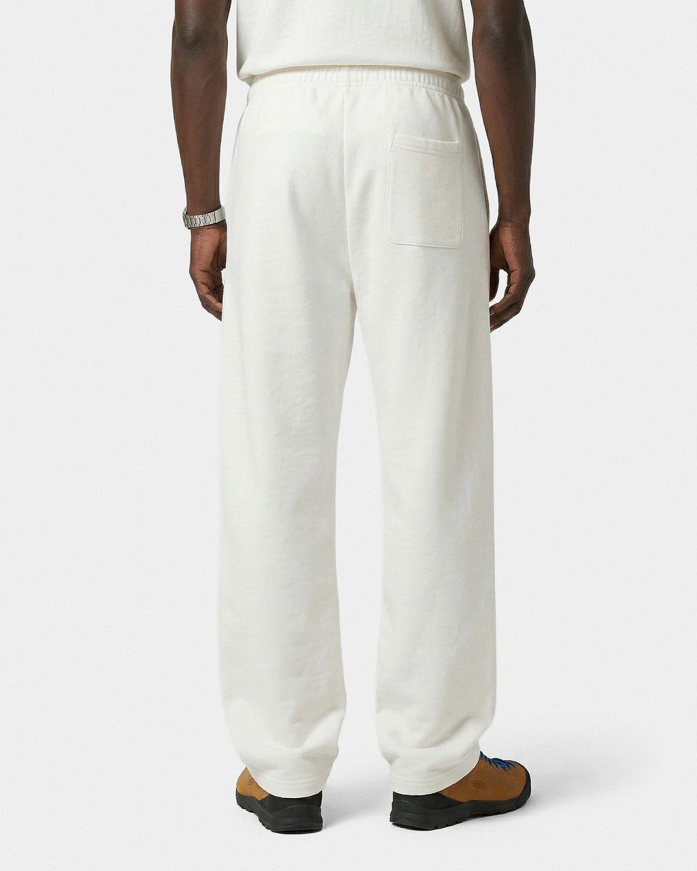 Vendome LA Embroidered Wide Sweatpant - Ecru/Navy Sporty & Rich Online
