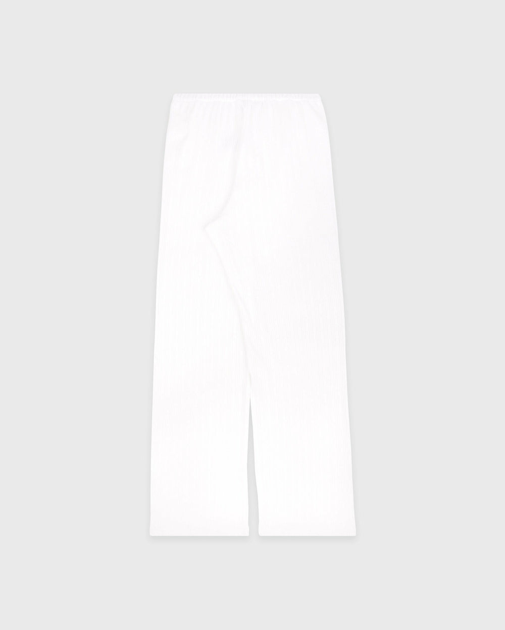 Signature Logo Pointelle Trousers - White Sporty & Rich Discount