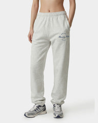Beverly Script Sweatpant - Heather Gray Sporty & Rich For Sale