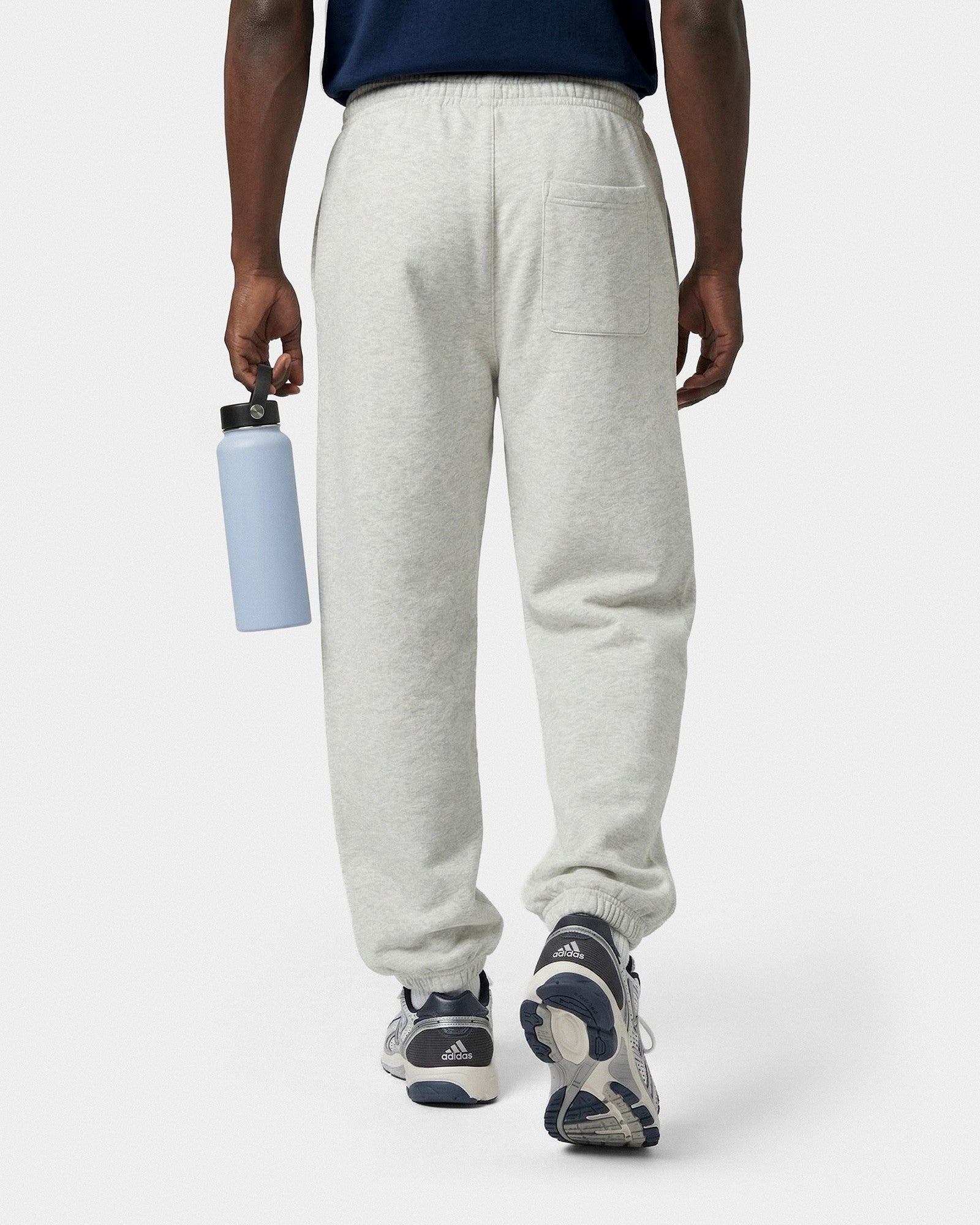 Beverly Script Sweatpant - Heather Gray Sporty & Rich For Sale
