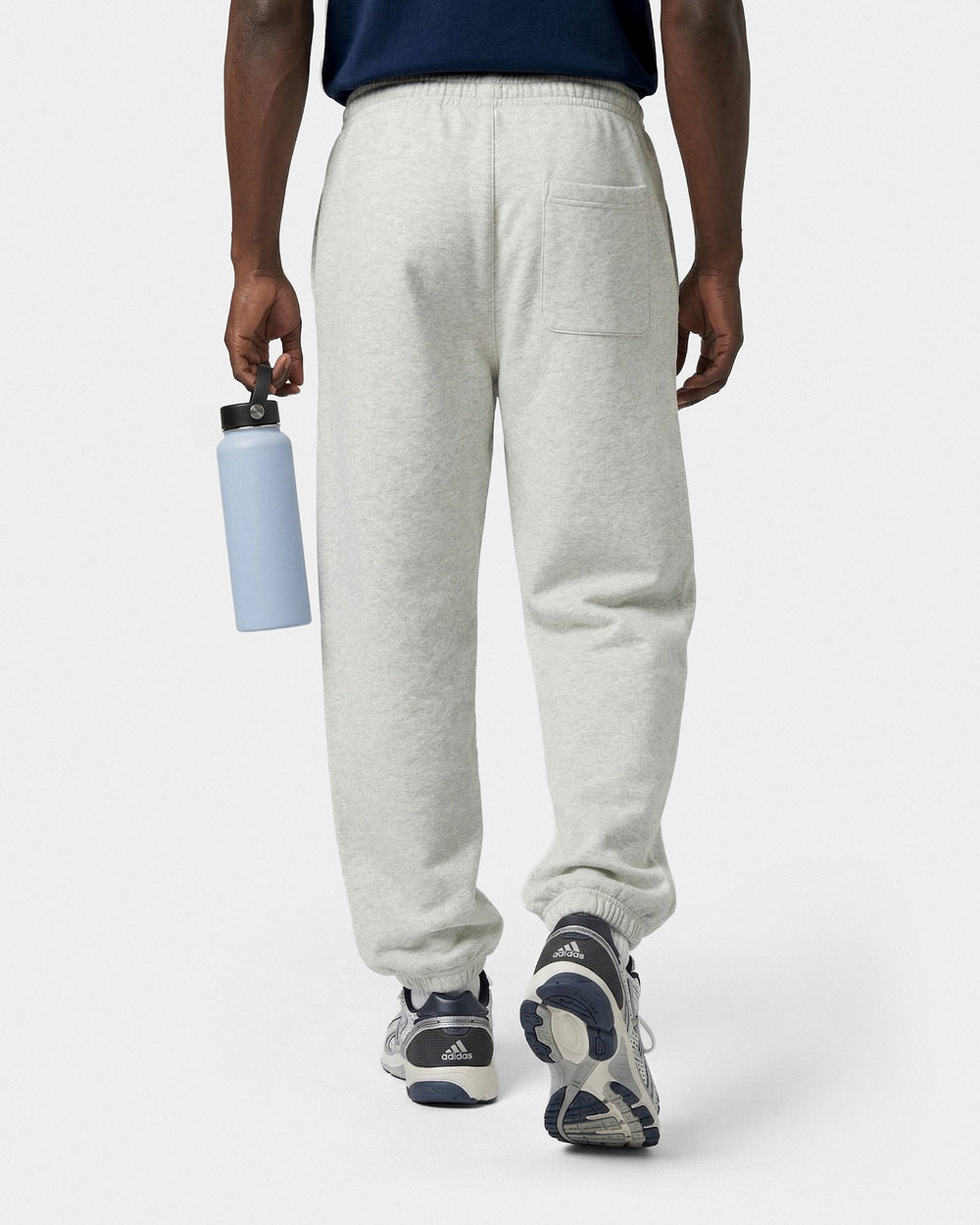 Beverly Script Sweatpant - Heather Gray Sporty & Rich For Sale