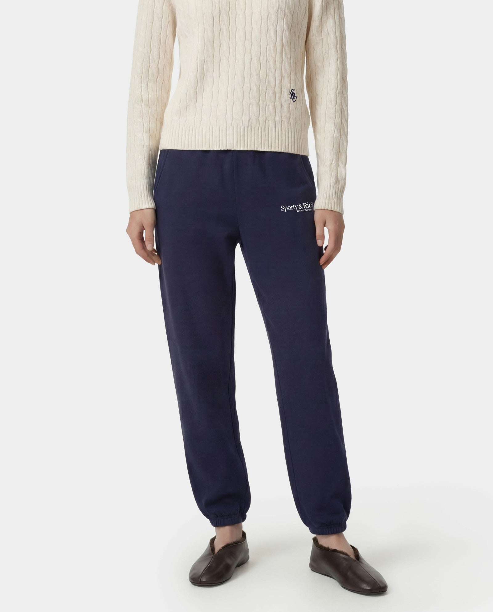 Modern Sweatpant - Dark Navy Sporty & Rich Outlet