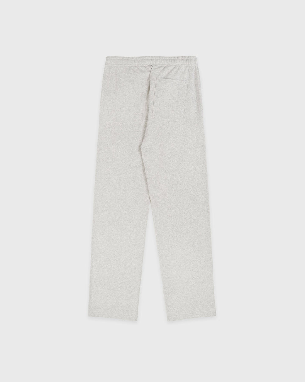 Serif Logo Embroidered Wide Sweatpant - Heather Gray Sporty & Rich Sale