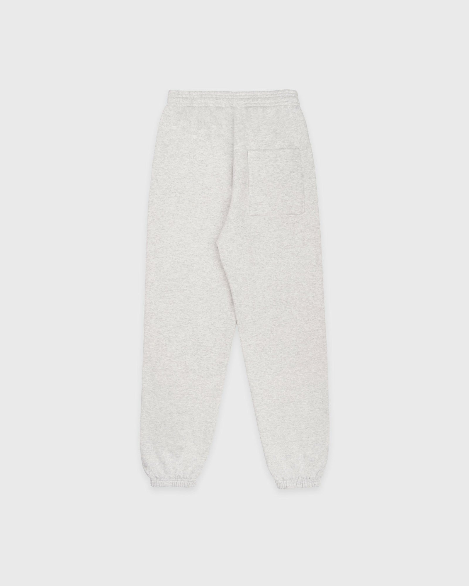 Serif Logo Embroidered Sweatpant - Heather Gray Sporty & Rich Online