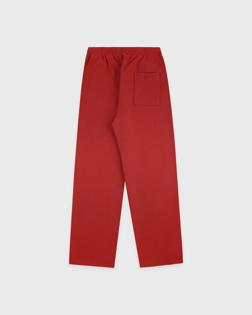 Serif Logo Embroidered Wide Sweatpant - Faded Merlot/White Sporty & Rich Discount