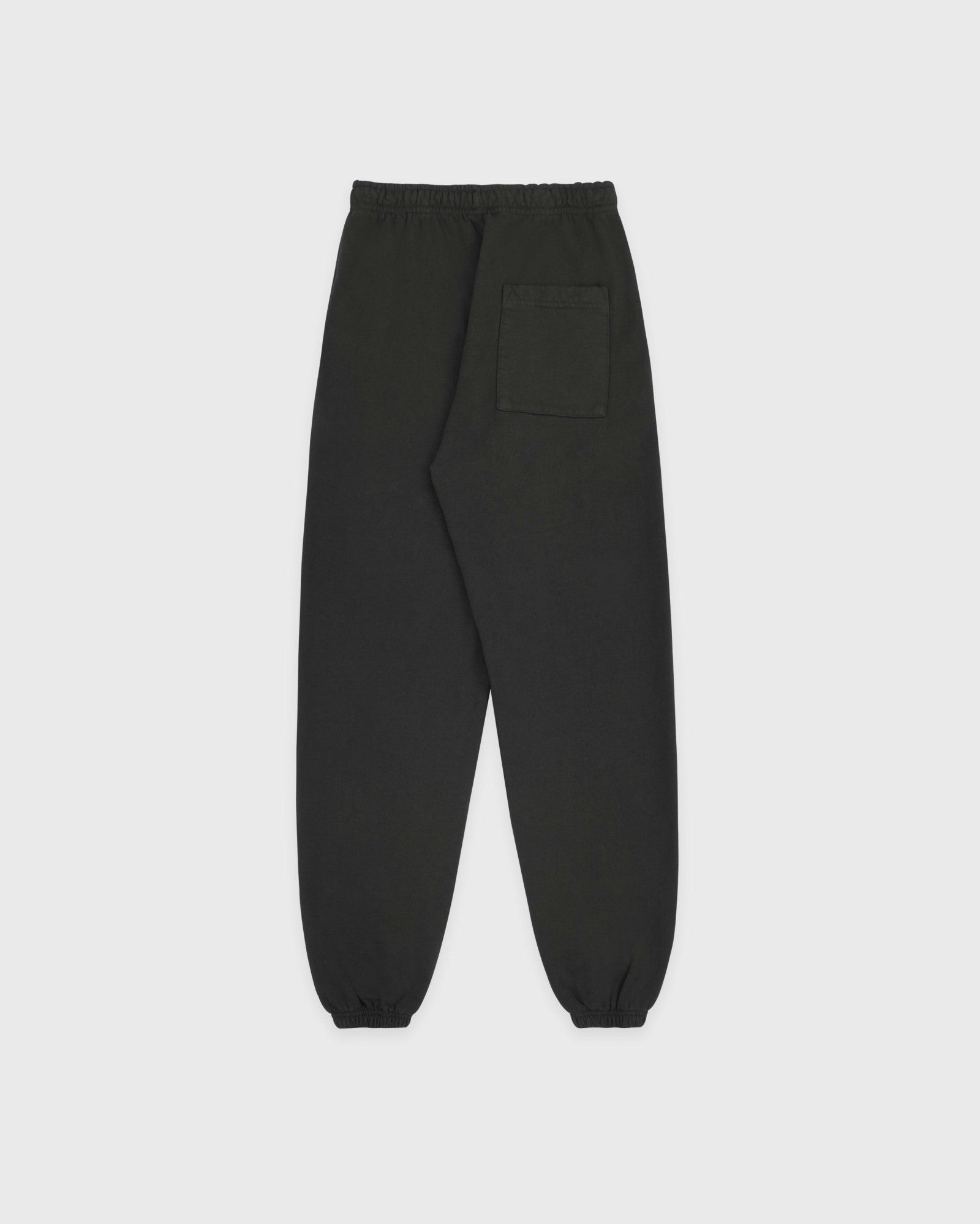 Serif Logo Embroidered Sweatpant - Faded Black/White Sporty & Rich US