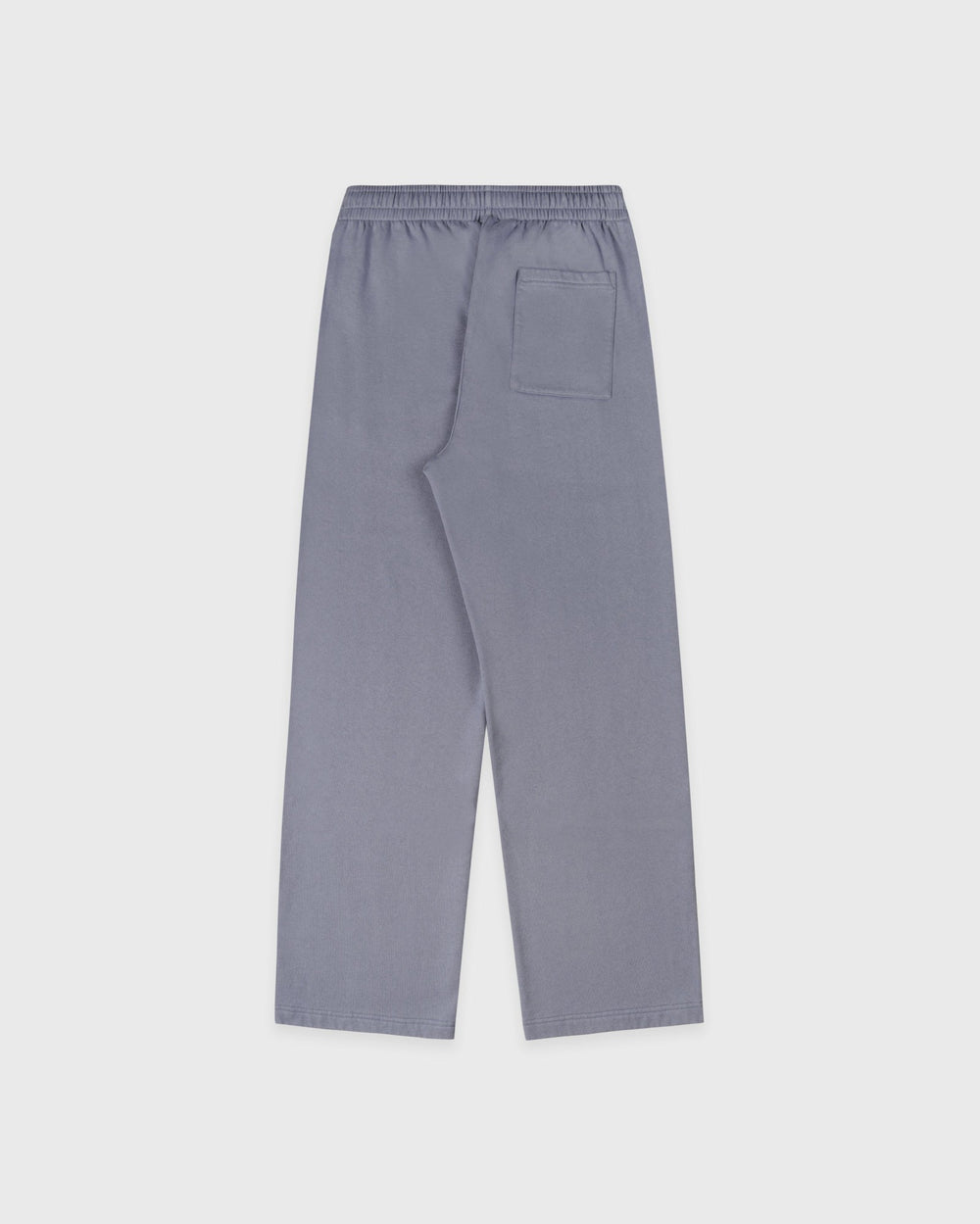 Serif Logo Embroidered Wide Sweatpant - Faded Indigo/White Sporty & Rich Sale