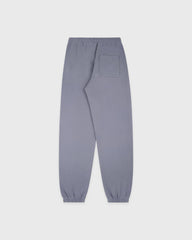 Serif Logo Embroidered Sweatpant - Faded Indigo/White Sporty & Rich Online