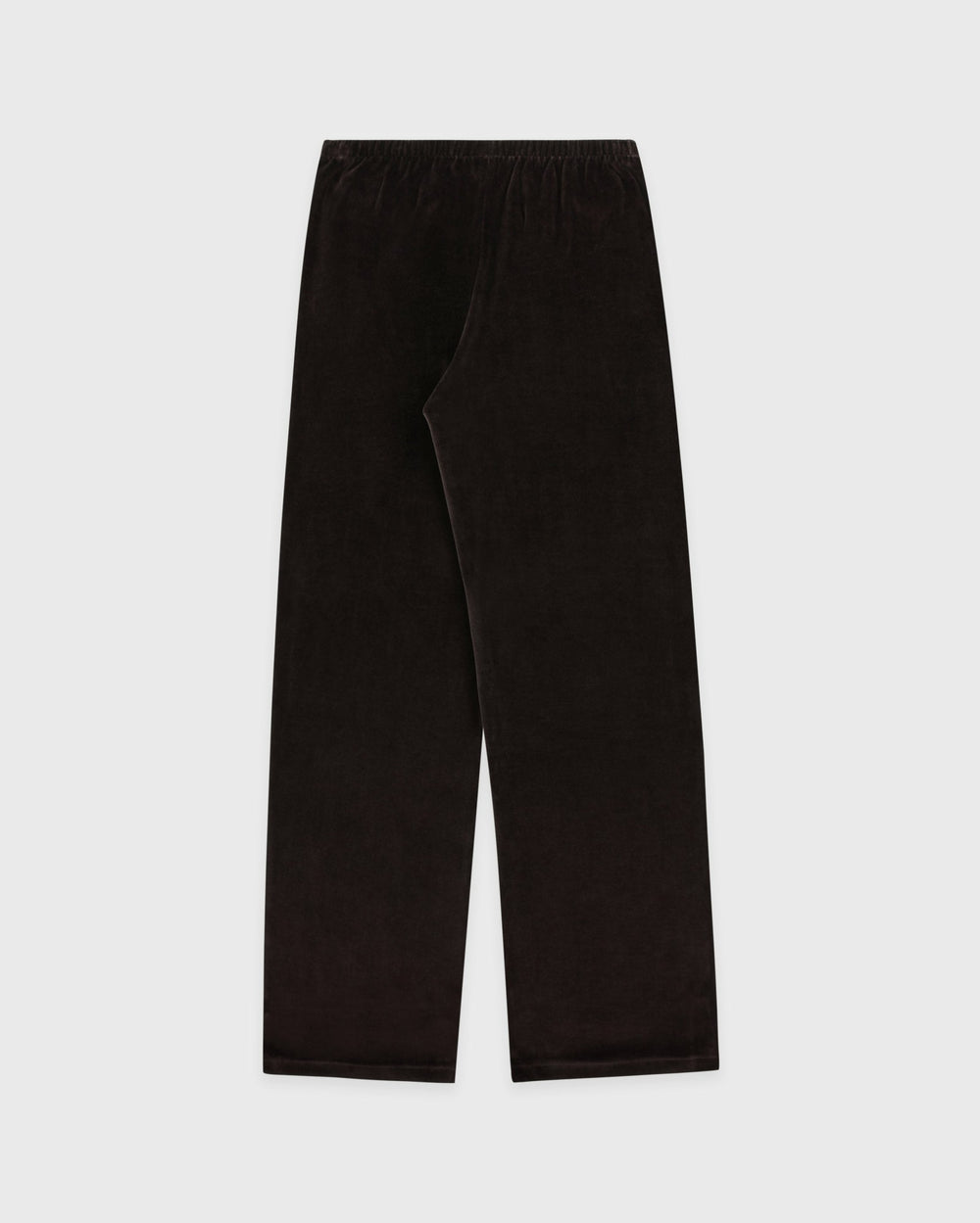 NY Crest Velour Sweatpant - Chocolate/Ecru Sporty & Rich US