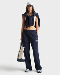 BH Crest Wide Sweatpant - Navy/White Sporty & Rich Online