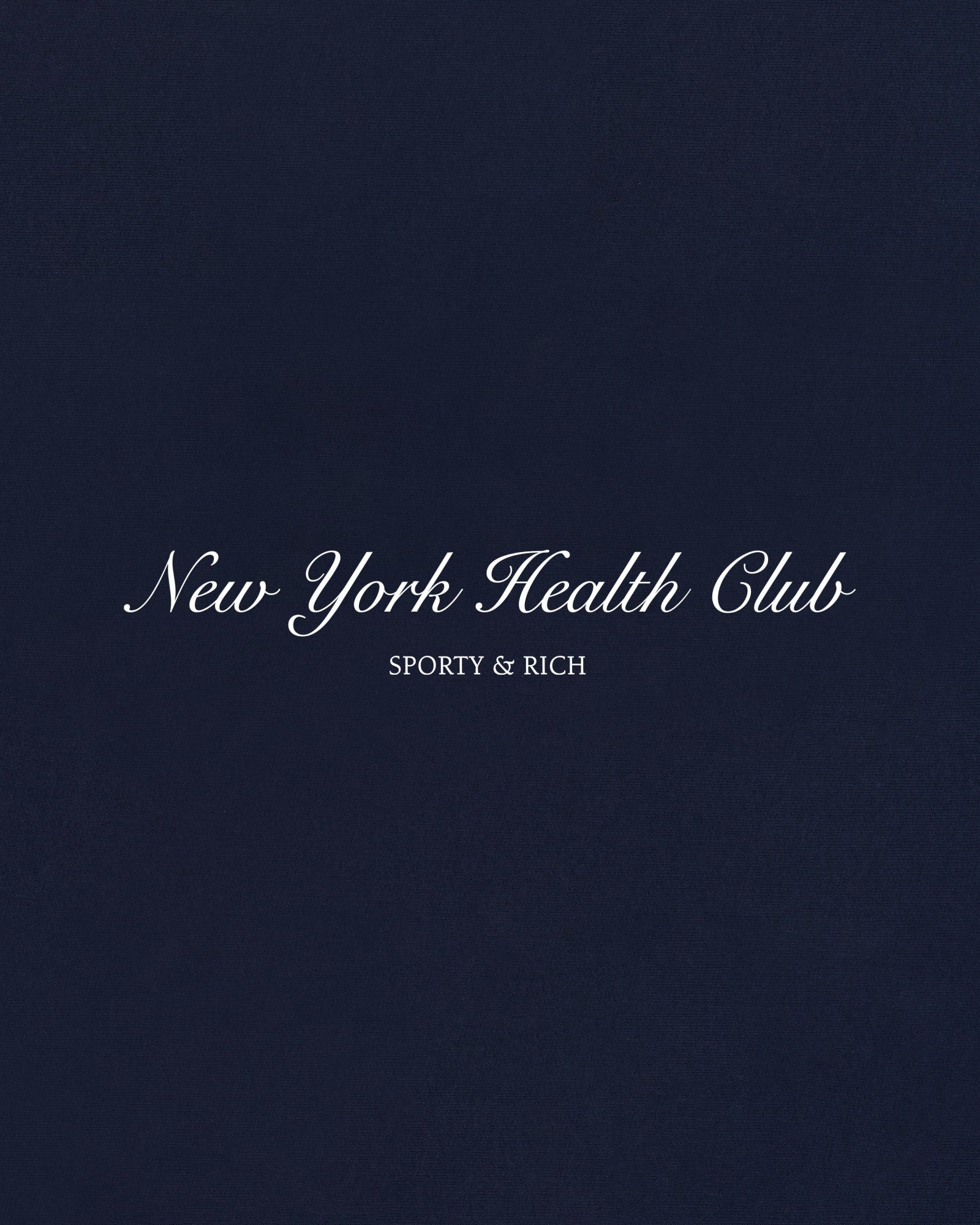 NY Health Club Sweatpant - Navy Sporty & Rich Discount
