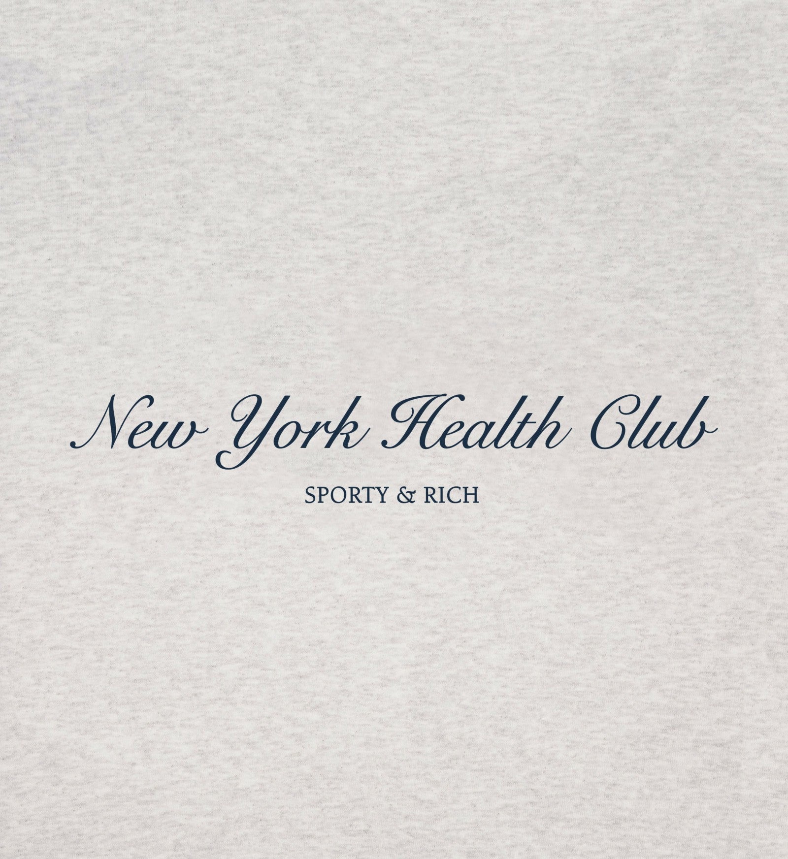 NY Health Club Sweatpant - Heather Gray/Navy Sporty & Rich Outlet