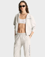 NY Health Club Sweatpant - Heather Gray/Navy Sporty & Rich Outlet