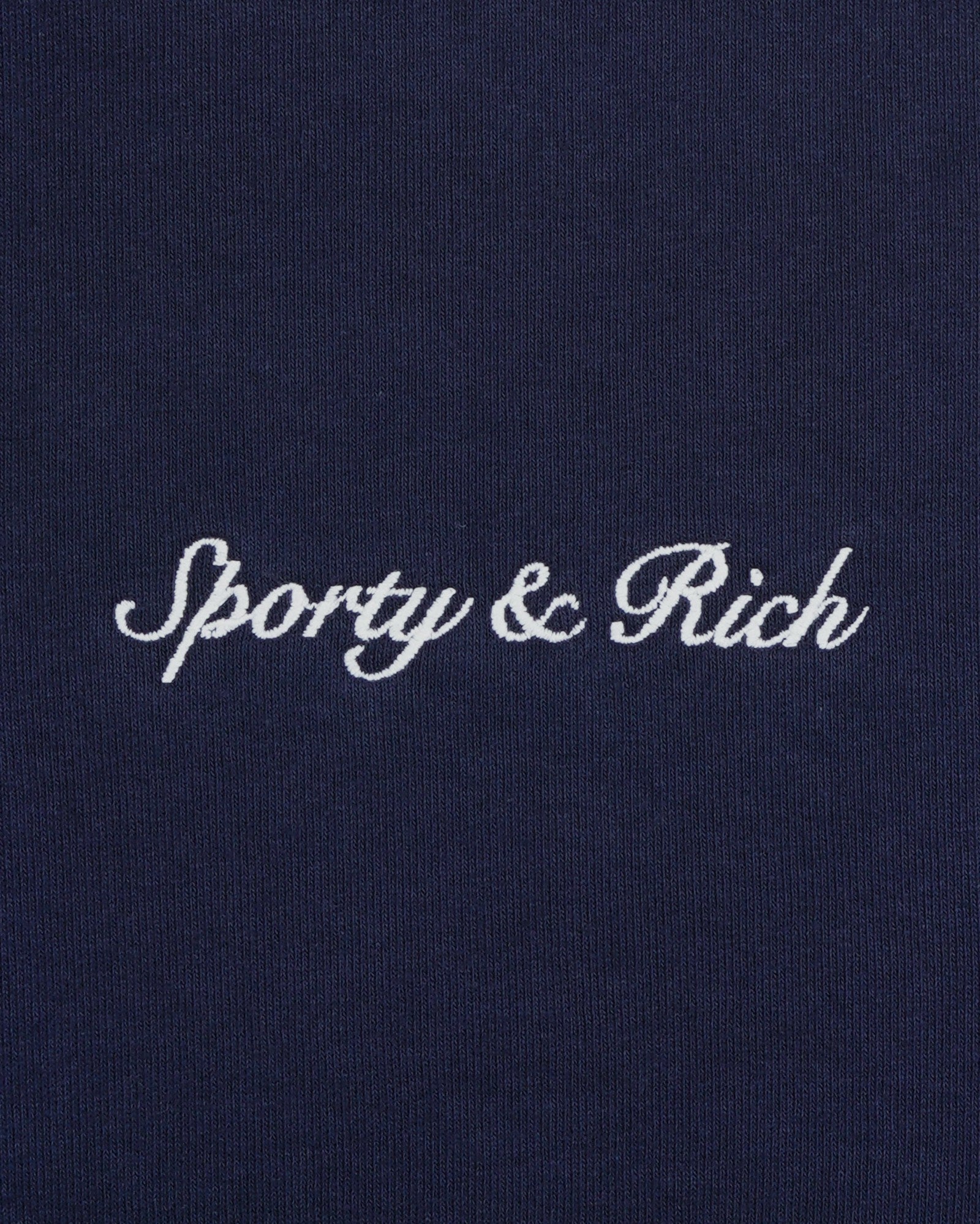 Syracuse Embroidered Sweatpant - Navy/White Sporty & Rich Discount