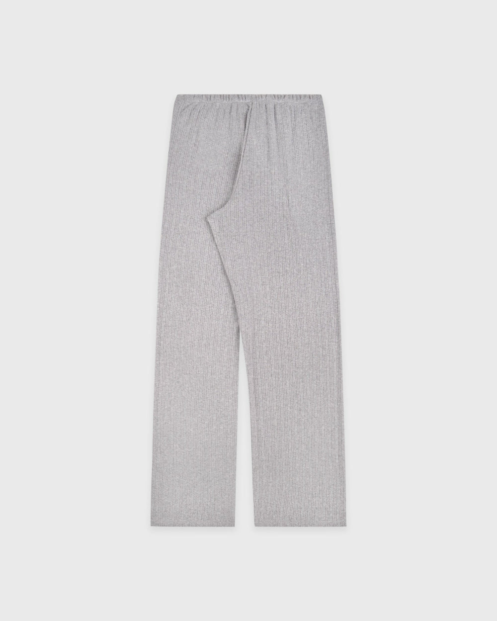 Signature Logo Pointelle Trousers - Heather Gray Sporty & Rich Sale