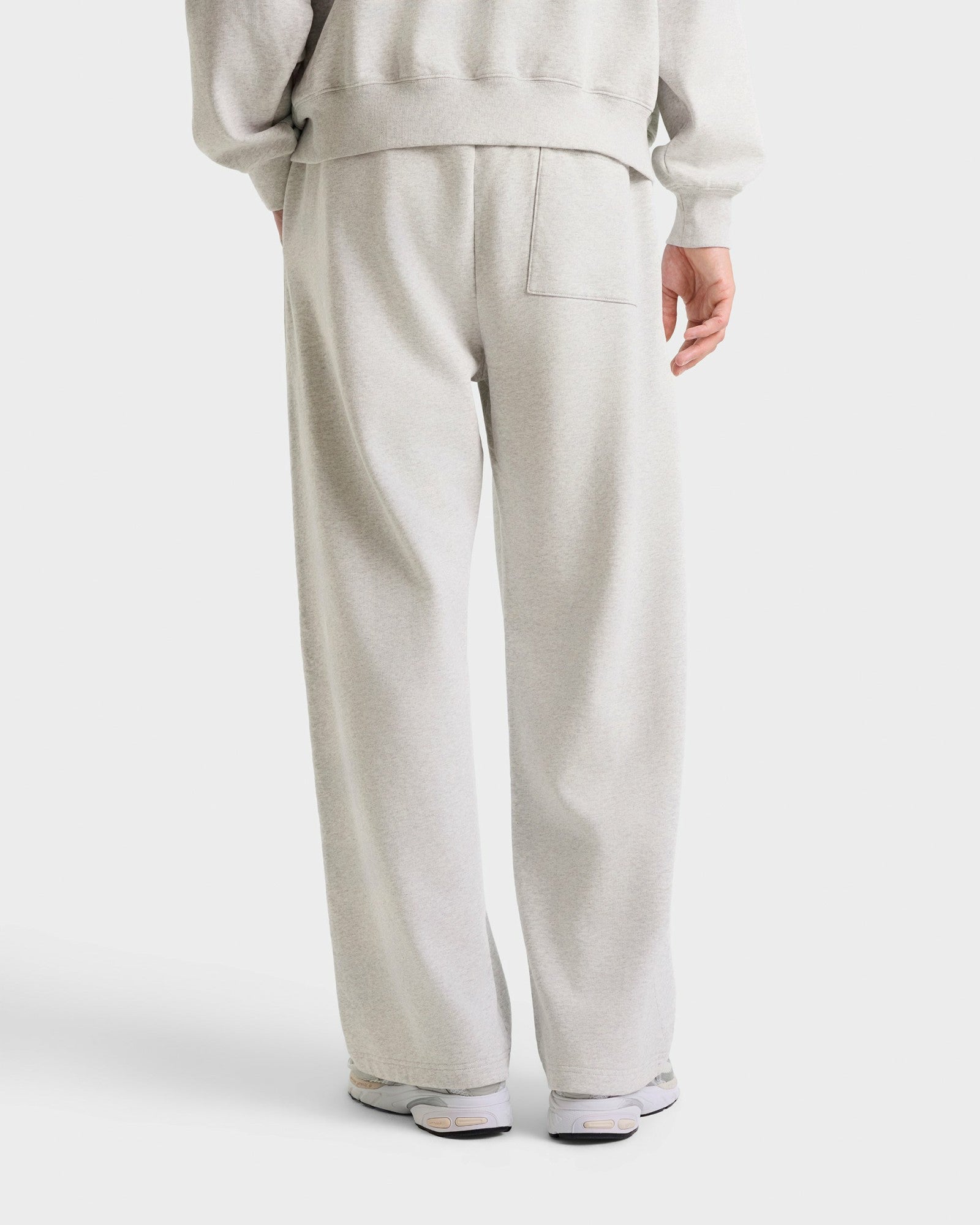California Emblem Wide Sweatpant - Heather Gray/Forest Sporty & Rich Online