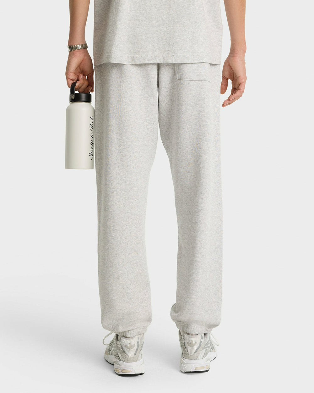 Syracuse Embroidered Sweatpant - Heather Gray/Navy Sporty & Rich Discount