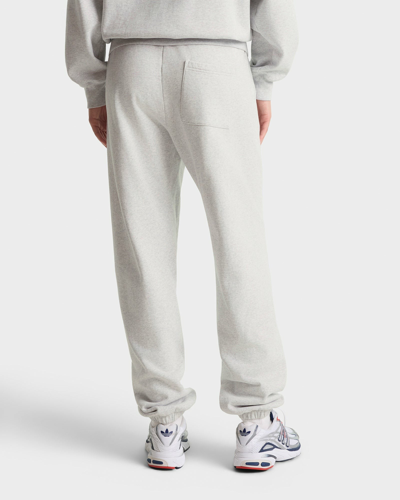 S&R Ivy Sweatpant - Heather Gray/Navy Sporty & Rich For Sale