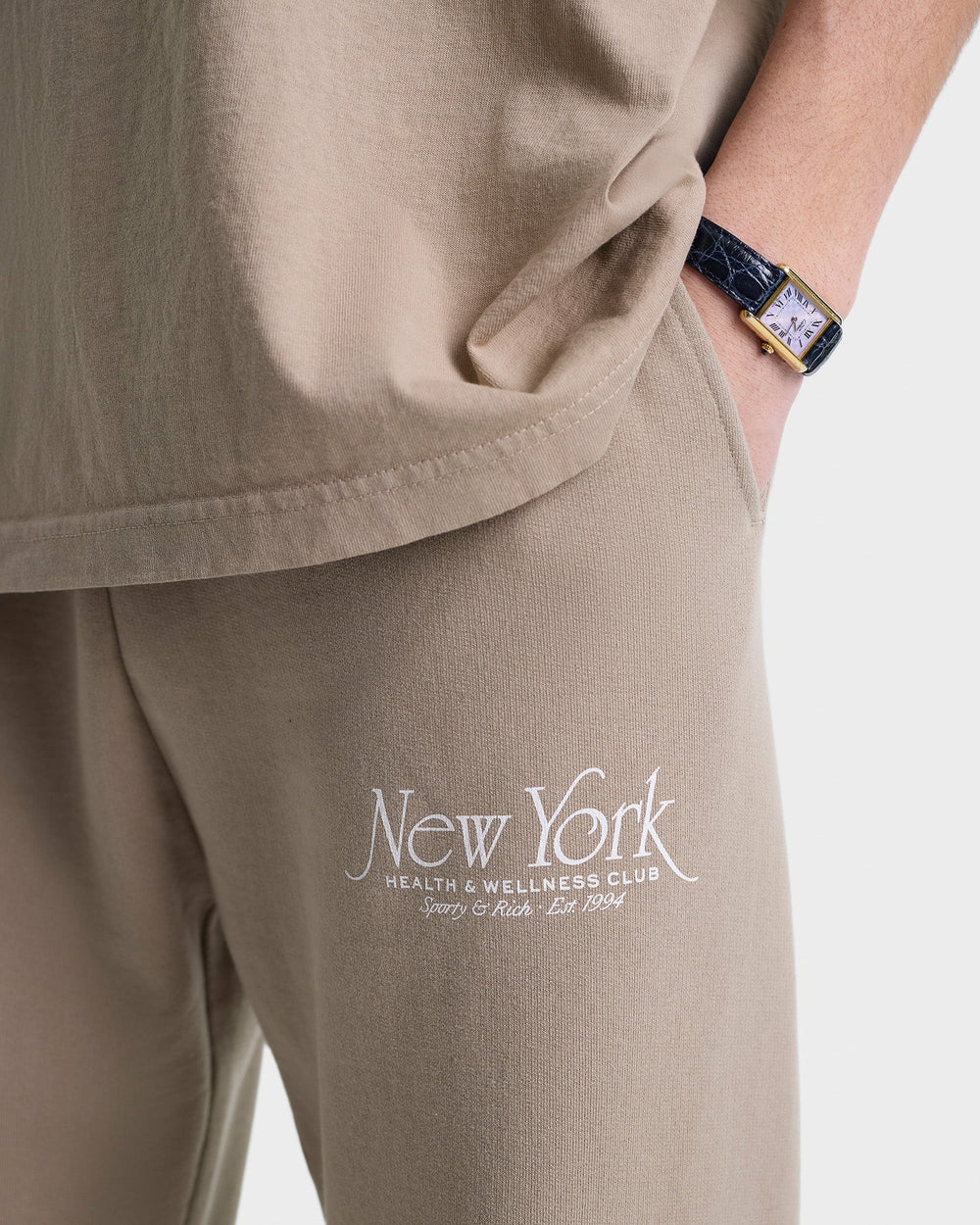 NY 94 Sweatpant - Elephant/White Sporty & Rich Outlet