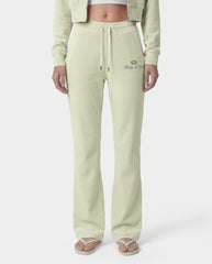 Juicy Script Velour Sweatpant - Sage Sporty & Rich For Sale