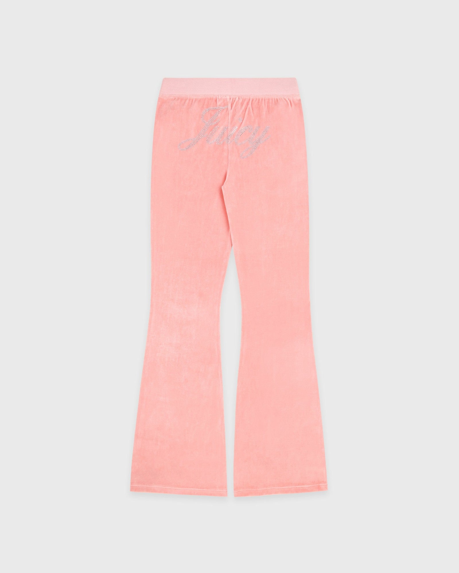 Juicy Script Velour Sweatpant - Rose Sporty & Rich Outlet