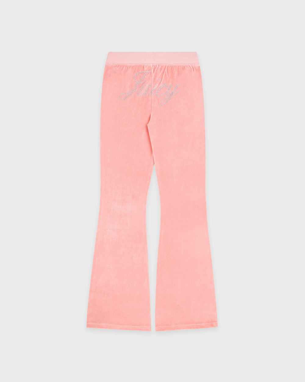 Juicy Script Velour Sweatpant - Rose Sporty & Rich Outlet