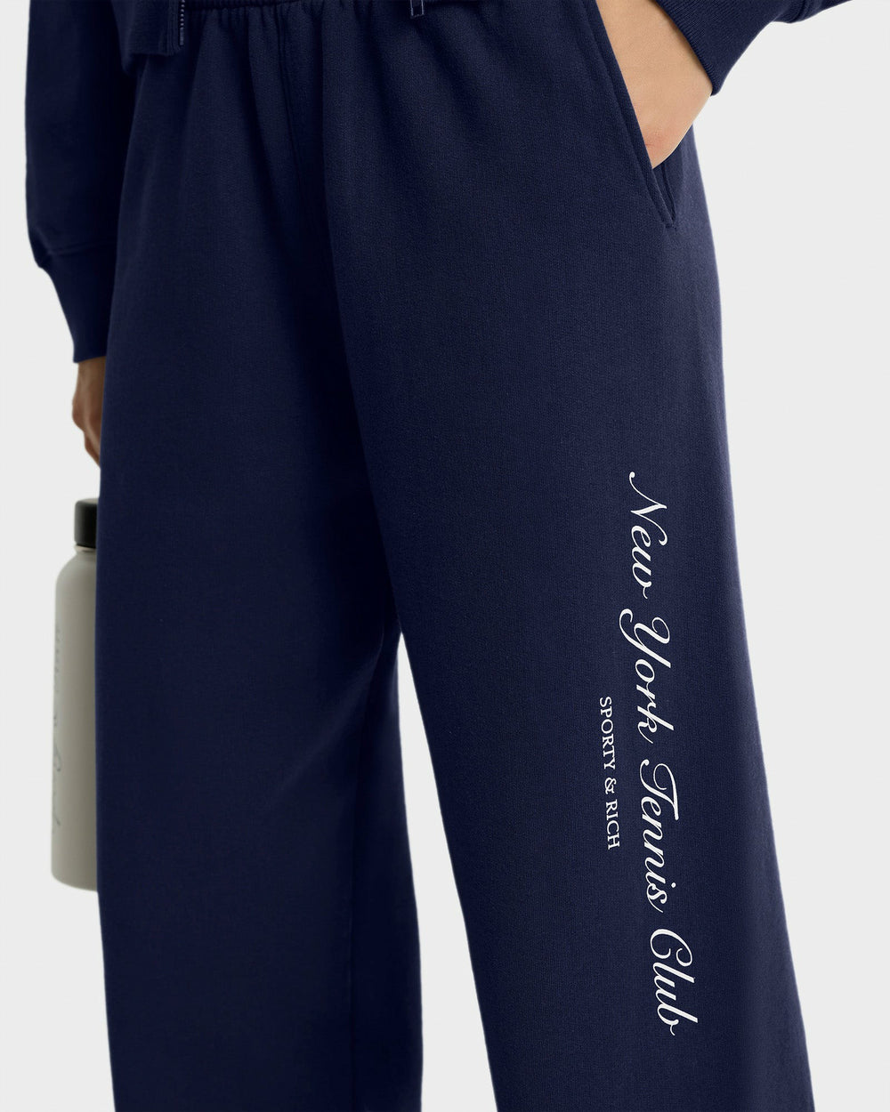 NY Tennis Club Sweatpant - Navy/White Sporty & Rich US