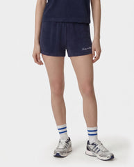 Signature Logo Terry Short - Light Navy/White Sporty & Rich Online