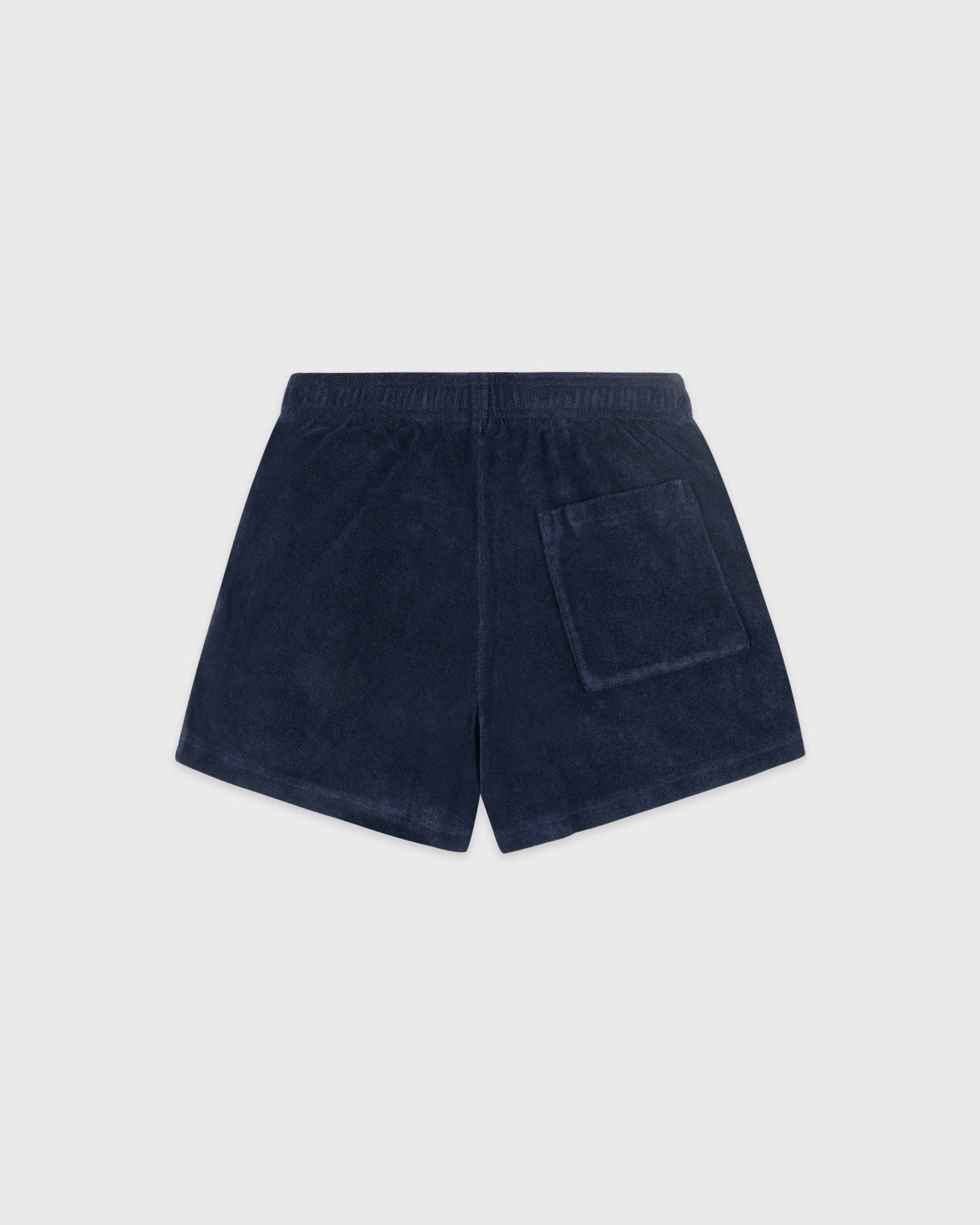Signature Logo Terry Short - Light Navy/White Sporty & Rich Online